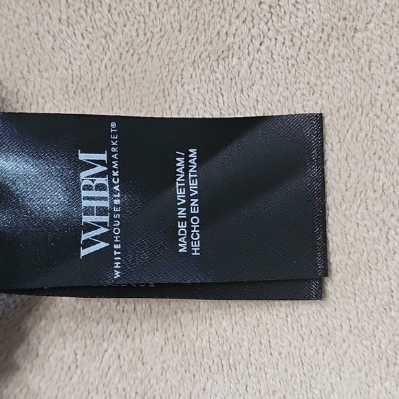 White House Black Market - NWT - Tweed Pieced Coated Moto - Black - 16 - Picture 12 of 14